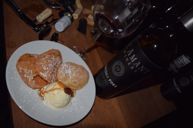 Stuart Spencer's 2012 St. Amant Vintage Port was a hit by itself, but when paired with the Almon Ice Cream, it surpassed even my lofty expectations.